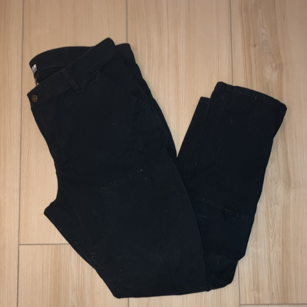 Carhartt Size 14 Regular Relaxed Fit Work Pants Black Womens - Picture 7 of 7